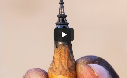 新しい鉛筆の削り方動画 ペンシルカービング（pencil carving）